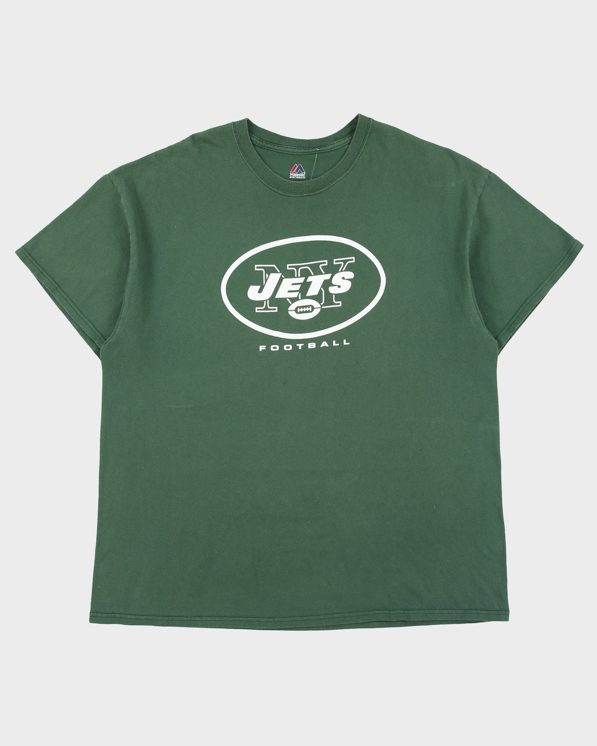 Vintage Majestic New York Jets Football Heavyweight NFL Crewneck T-Shirt - XL