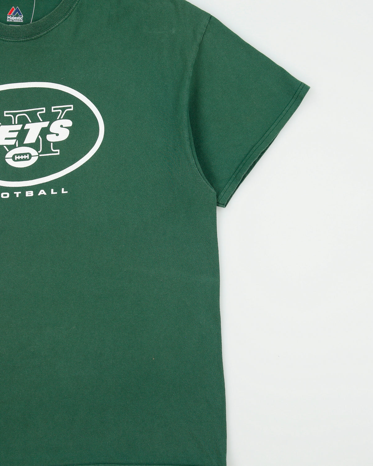 Vintage Majestic New York Jets Football Heavyweight NFL Crewneck T-Shirt - XL