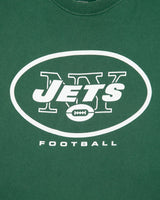Vintage Majestic New York Jets Football Heavyweight NFL Crewneck T-Shirt - XL