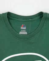Vintage Majestic New York Jets Football Heavyweight NFL Crewneck T-Shirt - XL