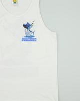Vintage Y2K 00s Cabo San Lucas Mexico Heavyweight King Fisher Tank Top Vest - L