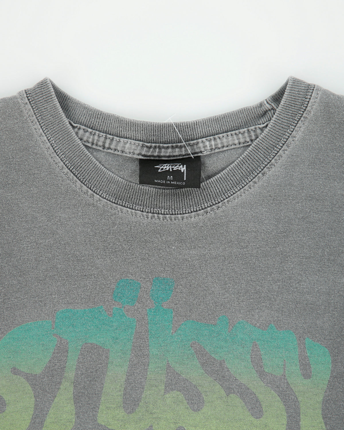 Vintage Stussy Faded Laguna Beach Heavyweight Crewneck T-Shirt - M