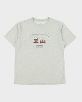 Vintage Mont Bell Tateyama Grey Marl Heavyweight Crewneck T-Shirt - L