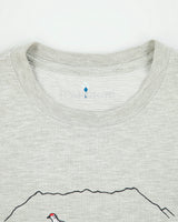 Vintage Mont Bell Tateyama Grey Marl Heavyweight Crewneck T-Shirt - L