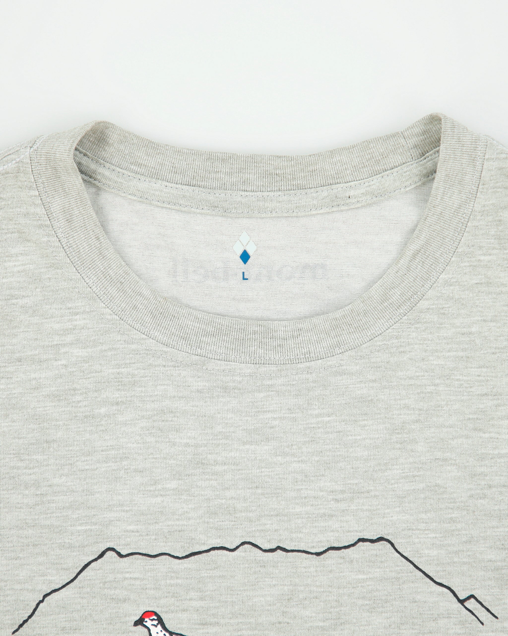 Vintage Mont Bell Tateyama Grey Marl Heavyweight Crewneck T-Shirt - L