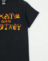 Vintage Thrasher Heavyweight Skate &amp; Destroy Flames Crewneck T-Shirt - S
