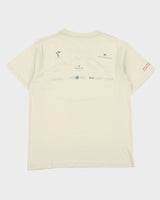 Vintage 1998 Take A Hike Canada Parks Day Event Heavyweight Made In America Crewneck T-Shirt - L