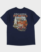 Harley Davidson Porto Portugal Heavyweight Crewneck T-Shirt - L