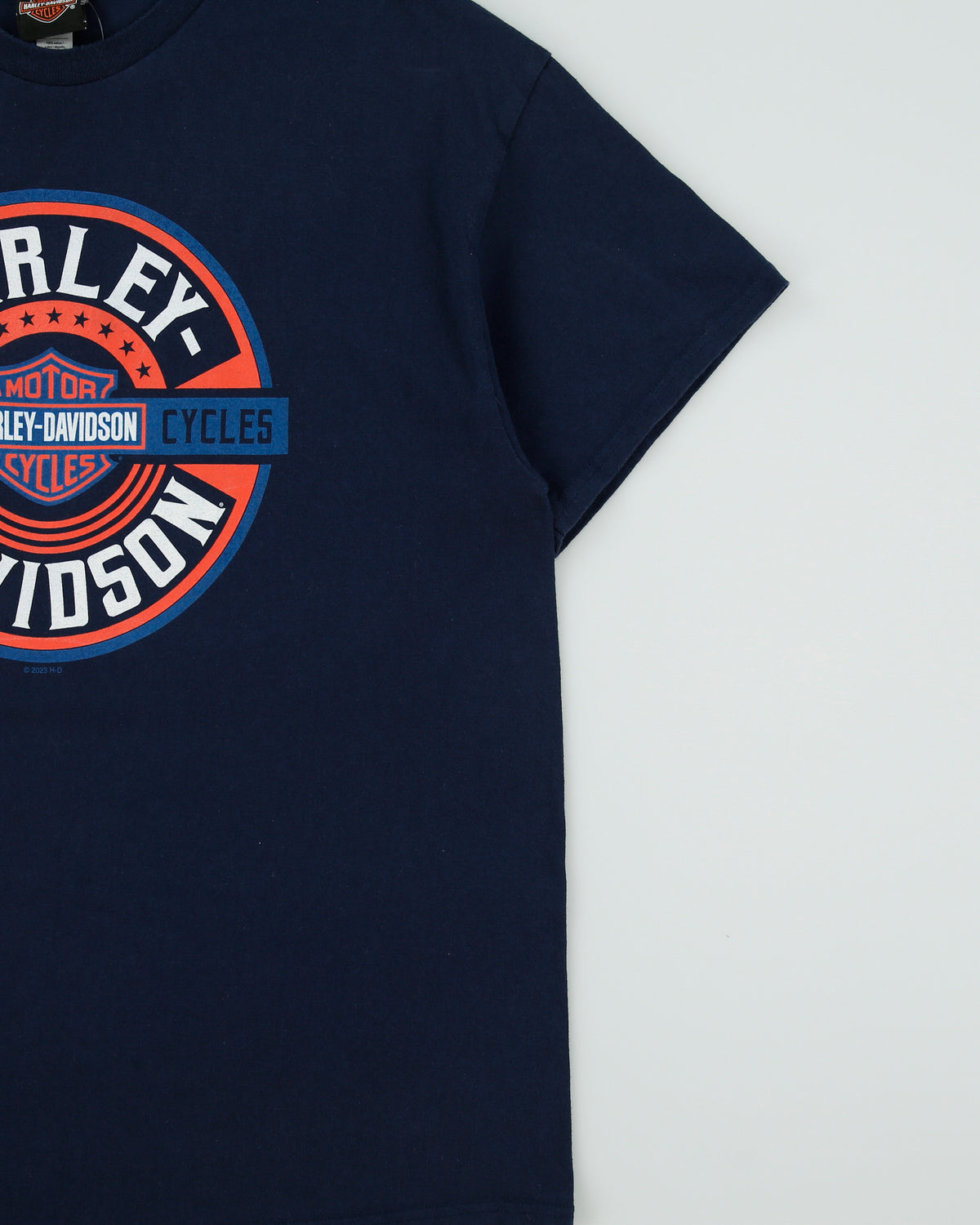 Harley Davidson Porto Portugal Heavyweight Crewneck T-Shirt - L