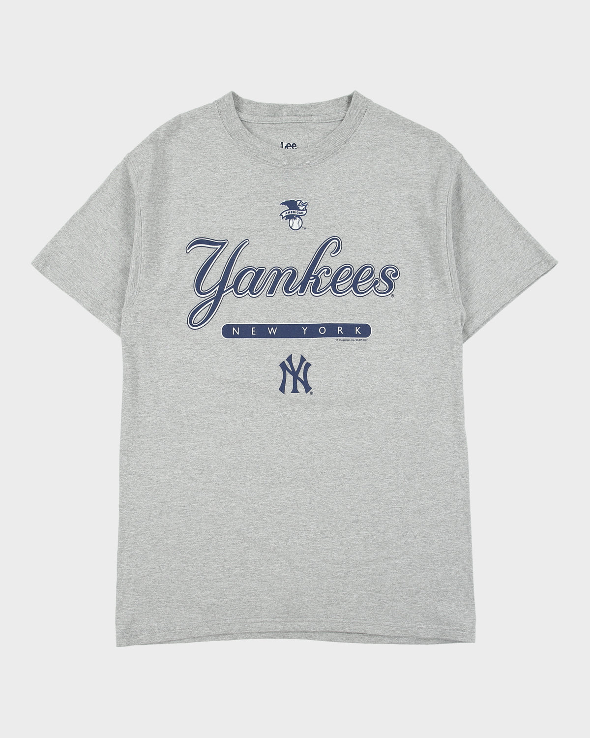 Vintage Y2K 00s Lee Sport N.Y Yankees MLB Heavyweight Crewneck T-Shirt - M