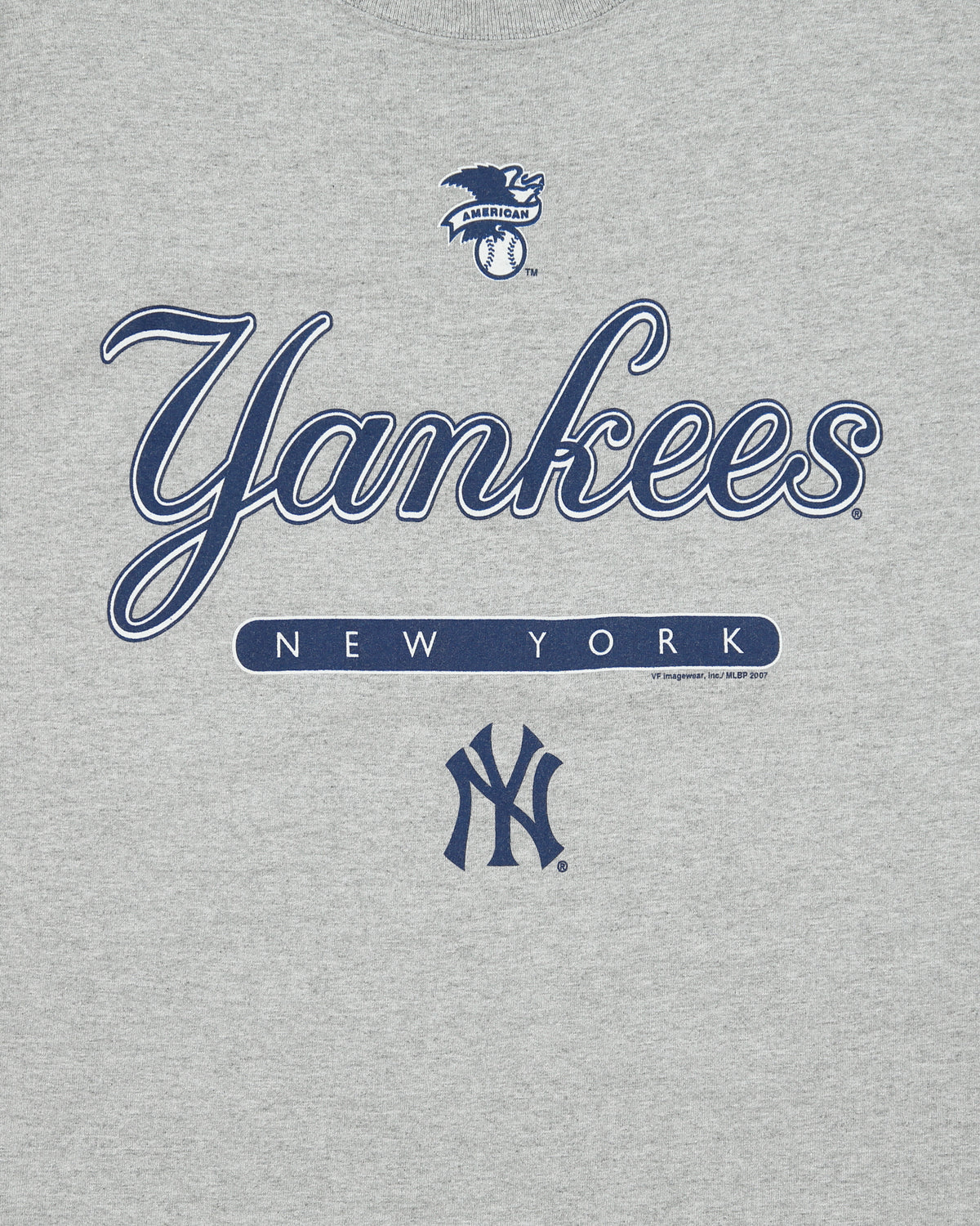 Vintage Y2K 00s Lee Sport N.Y Yankees MLB Heavyweight Crewneck T-Shirt - M