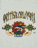 Vintage 1990s British Columbia Heavyweight Single Stitch Made In America Crewneck T-Shirt - S