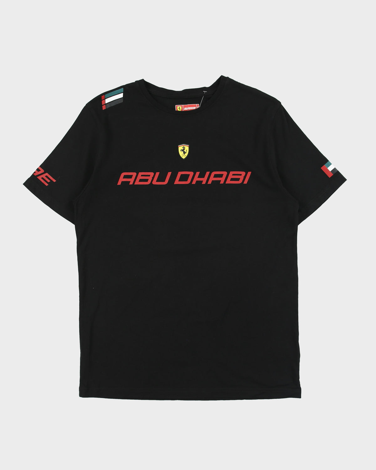 Vintage Scuderia Ferrari Abu Dhabi Crewneck T-Shirt - L