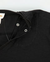Vintage Y2K 00s Diesel Heavyweight Raw Hem Patch Pocket V-Neck T-Shirt - L