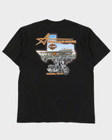 Vintage Harley Davidson Bedford Texas Heavyweight Crewneck Pocket T-Shirt - XL