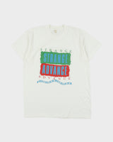 Vintage 1988 Strange Advance The Distance Between Tour New Wave Screen Stars Single Stitch Made In America Crewneck Band T-Shirt - XL