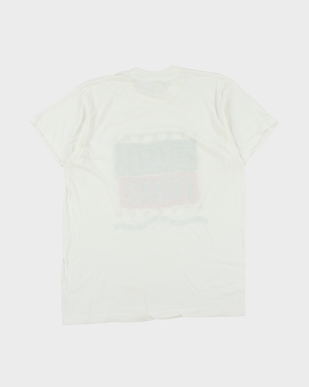 Vintage 1988 Strange Advance The Distance Between Tour New Wave Screen Stars Single Stitch Made In America Crewneck Band T-Shirt - XL