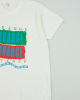 Vintage 1988 Strange Advance The Distance Between Tour New Wave Screen Stars Single Stitch Made In America Crewneck Band T-Shirt - XL