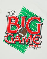 Vintage The Big Game Riveria Las Vegas Heavyweight Gildan Crewneck T-Shirt - M