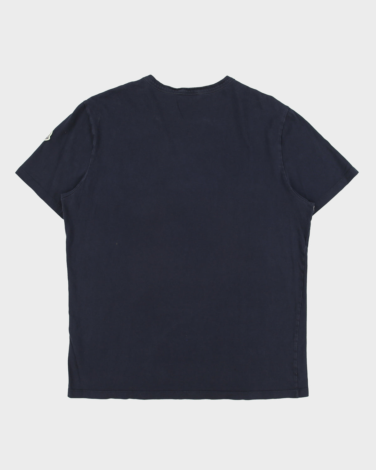 S/S 2020 Moncler Heavyweight Striped Logo Crewneck T-Shirt - XL