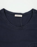 S/S 2020 Moncler Heavyweight Striped Logo Crewneck T-Shirt - XL