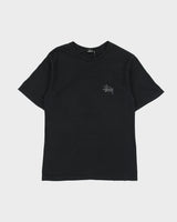 Vintage Stussy Stock Logo Heavyweight Crewneck T-Shirt - S