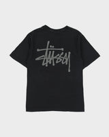 Vintage Stussy Stock Logo Heavyweight Crewneck T-Shirt - S