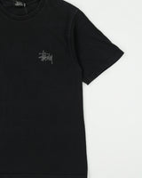 Vintage Stussy Stock Logo Heavyweight Crewneck T-Shirt - S
