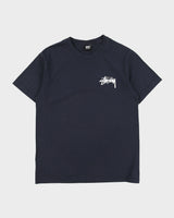 Vintage Stussy Fuzzy Dice Logo Heavyweight Crewneck T-Shirt - M