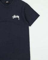 Vintage Stussy Fuzzy Dice Logo Heavyweight Crewneck T-Shirt - M