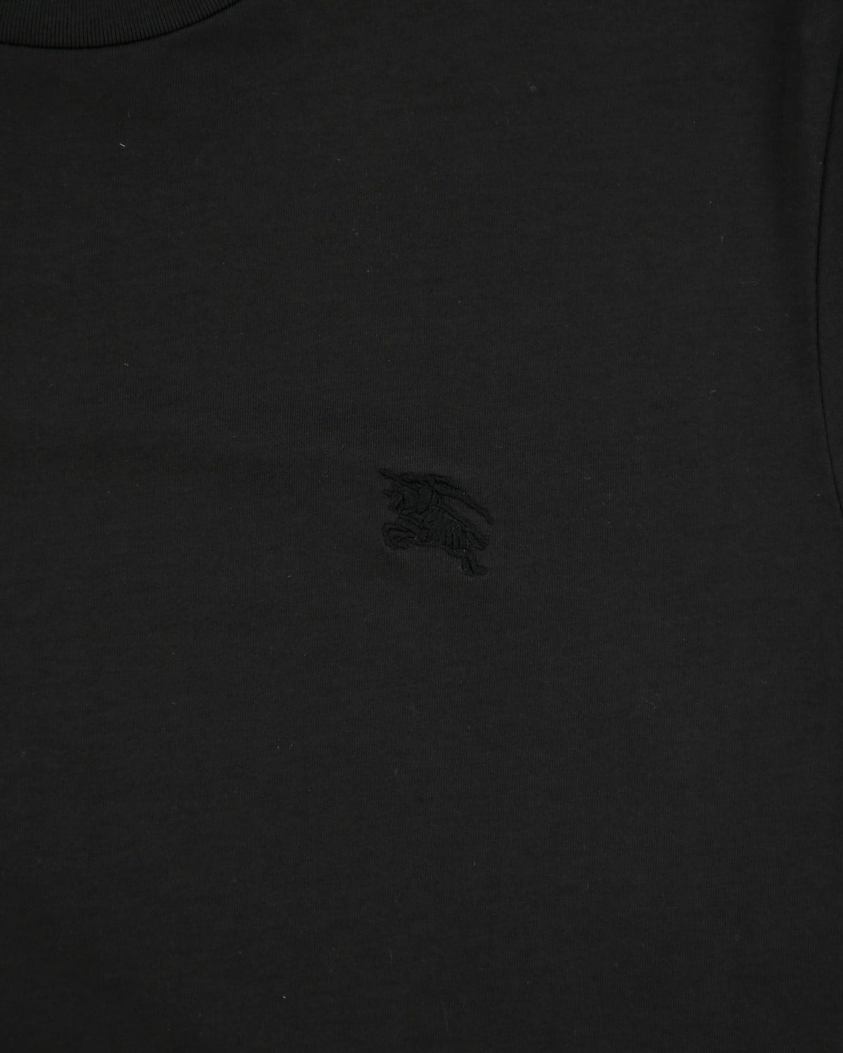 Vintage Burberry Brit Heavyweight Embroidered Knight Crewneck T-Shirt - XL