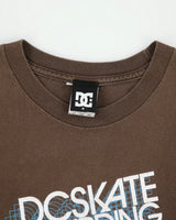 Vintage Y2K 00s DC Shoe Co. Heavyweight Skateboarding Crewneck T-Shirt - M