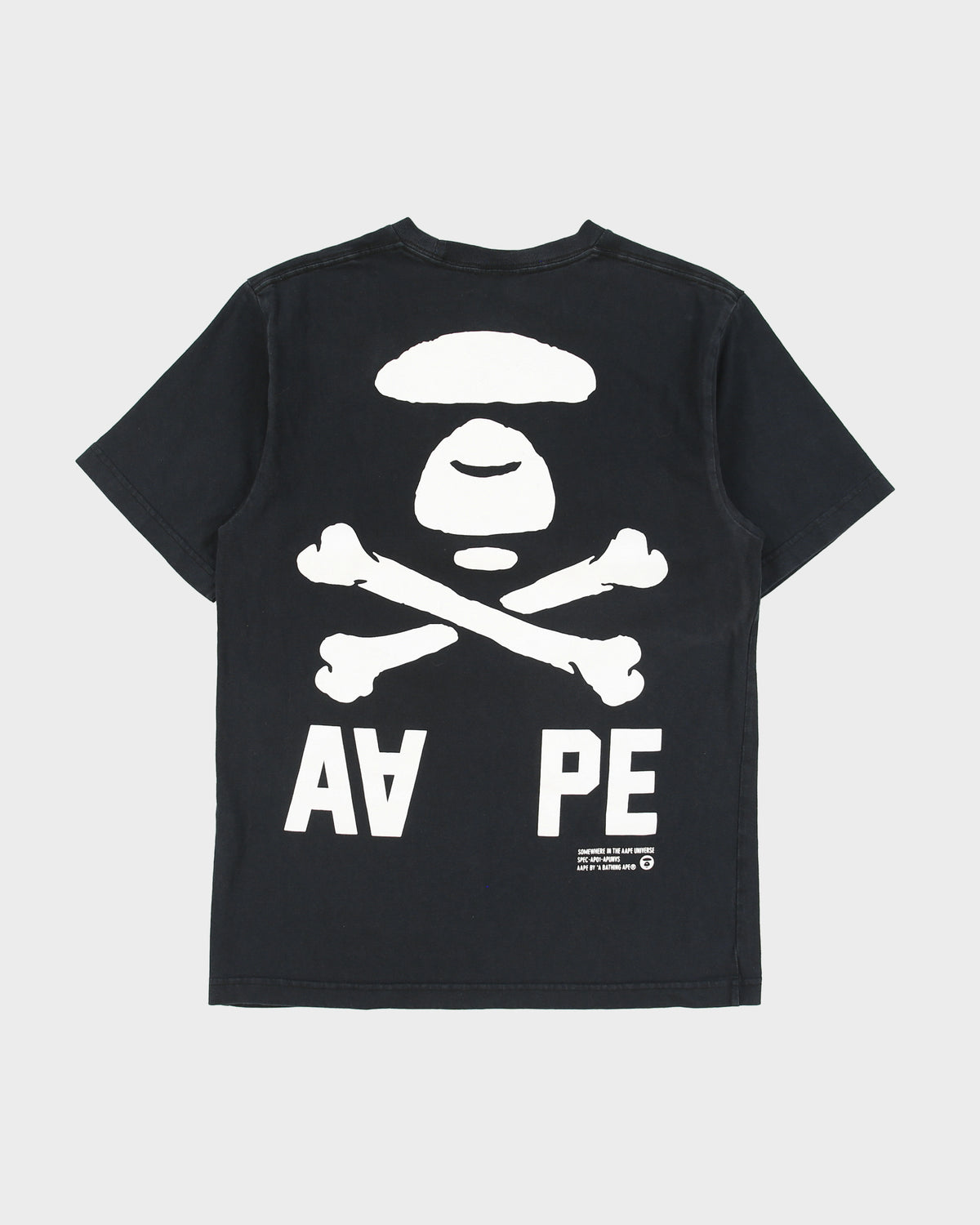 Aape By A Bathing Ape Heavyweight Crossbone Crewneck T-Shirt - S
