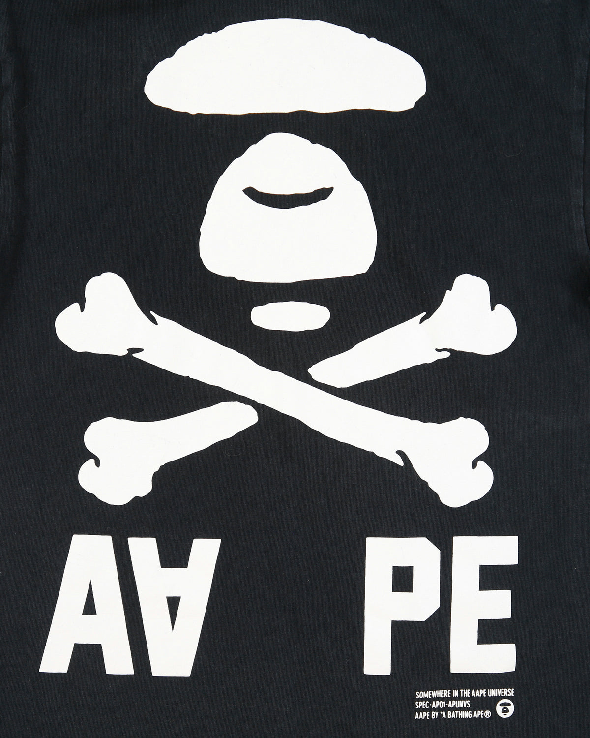 Aape By A Bathing Ape Heavyweight Crossbone Crewneck T-Shirt - S