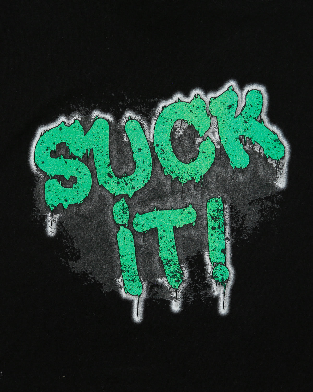 Vintage SUCK IT Heavyweight Hanes Beefy Graphic Crewneck T-Shirt - L
