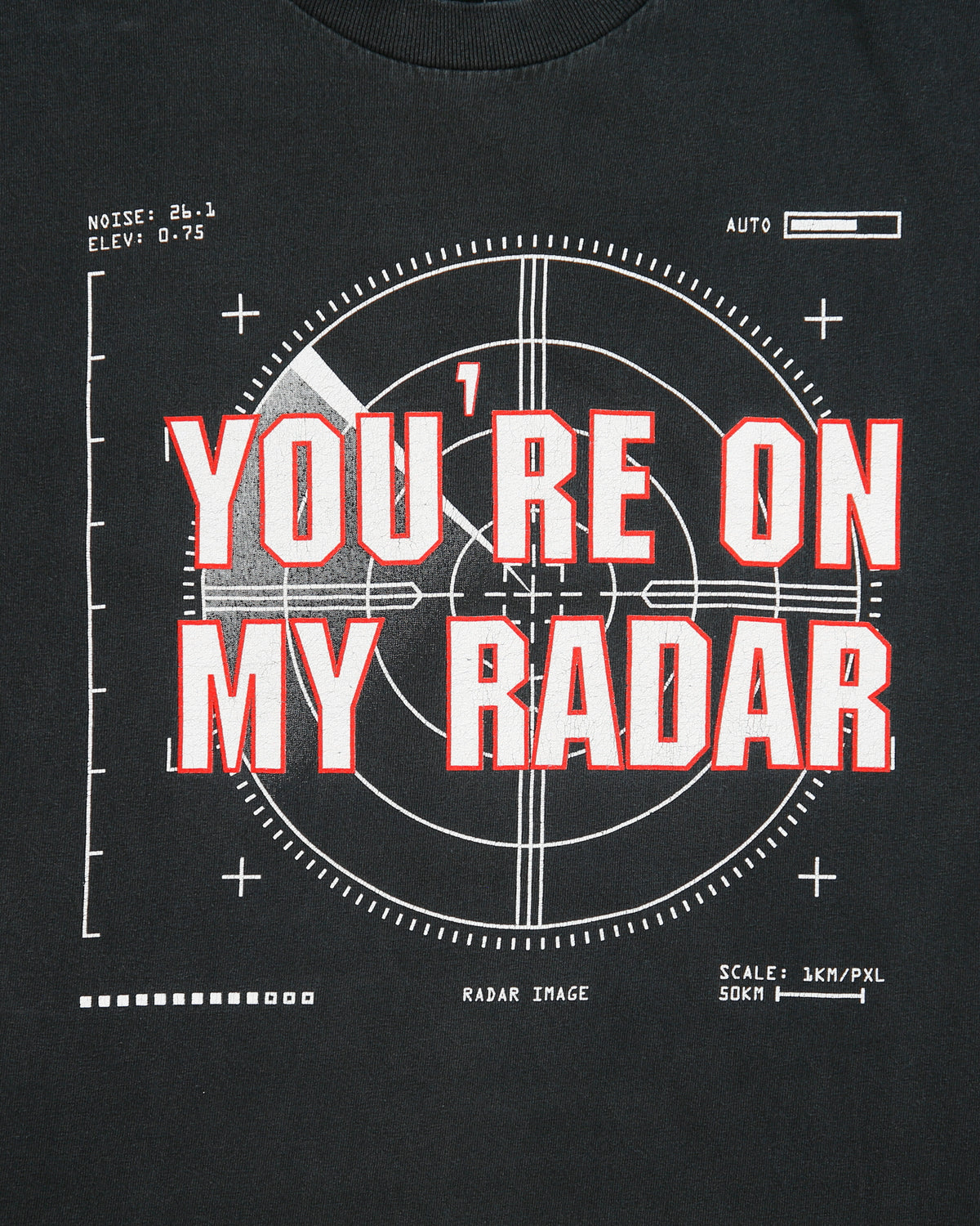 Vintage 2005 Y2K Coca Cola Zero 'You're On My Radar' Promo Ad Heavyweight Crewneck T-Shirt - L