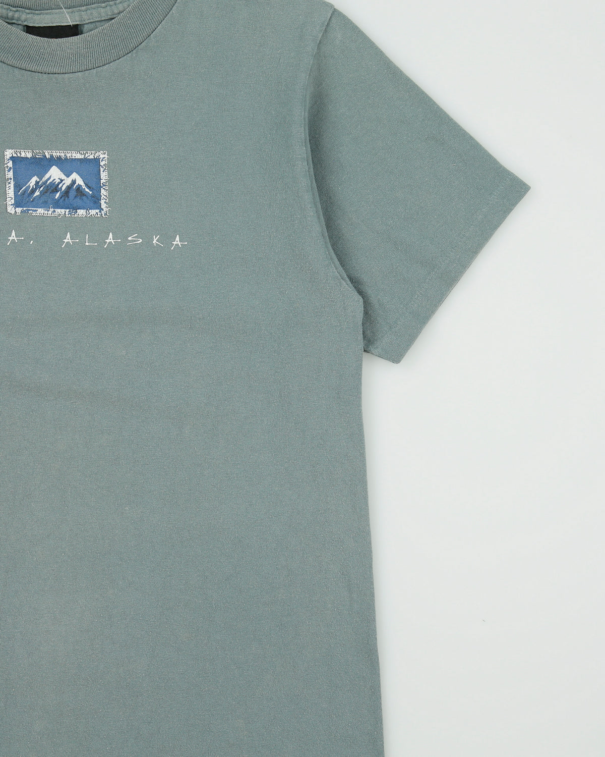 Vintage 1990s Sitka Alaska Sage Heavyweight Prairie Mountain Single Stitch Made In USA Crewneck T-Shirt - M