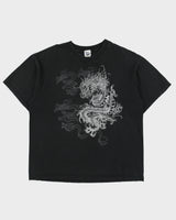 Vintage Y2K 00s Dragon Print Heavyweight Crewneck T-Shirt - XL