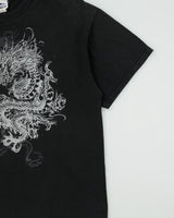 Vintage Y2K 00s Dragon Print Heavyweight Crewneck T-Shirt - XL