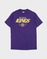 Vintage 1988 Los Angeles Kings Ice Hockey NHL Trench Single Stitch Made In USA Crewneck T-Shirt - L