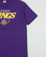 Vintage 1988 Los Angeles Kings Ice Hockey NHL Trench Single Stitch Made In USA Crewneck T-Shirt - L