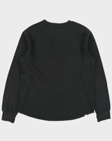 Vintage Y2K 00s Kangol Heavyweight Crewneck Long Sleeve Henley Waffle T-Shirt - XL