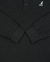Vintage Y2K 00s Kangol Heavyweight Crewneck Long Sleeve Henley Waffle T-Shirt - XL