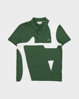 Vintage Lacoste Heritage Patch Embroidered Classic Pique Regular Fit Short Sleeve Polo Shirt - M