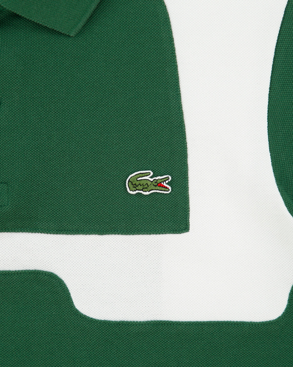Vintage Lacoste Heritage Patch Embroidered Classic Pique Regular Fit Short Sleeve Polo Shirt - M