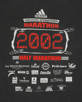 Vintage Y2K 2002 Adidas Vancouver International Marathon Heavyweight Made In America Crewneck T-Shirt - M