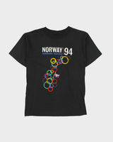 Vintage 1994 Lillehammer Norway Winter Olympics Heavyweight Single Stitch Crewneck T-Shirt - S