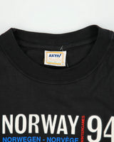 Vintage 1994 Lillehammer Norway Winter Olympics Heavyweight Single Stitch Crewneck T-Shirt - S
