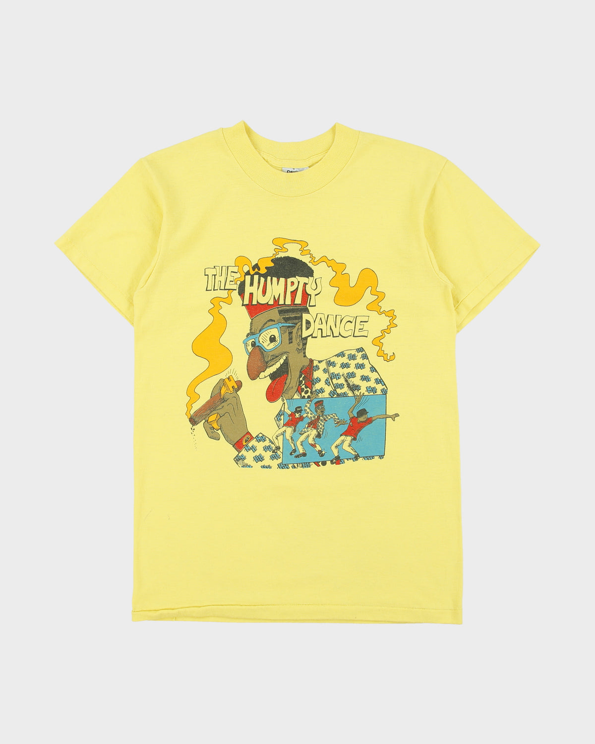 Vintage 1990 'The Humpty Dance' By Digital Underground Heavyweight Oneita Power 50 Single Stitch Made In USA Crewneck T-Shirt - M