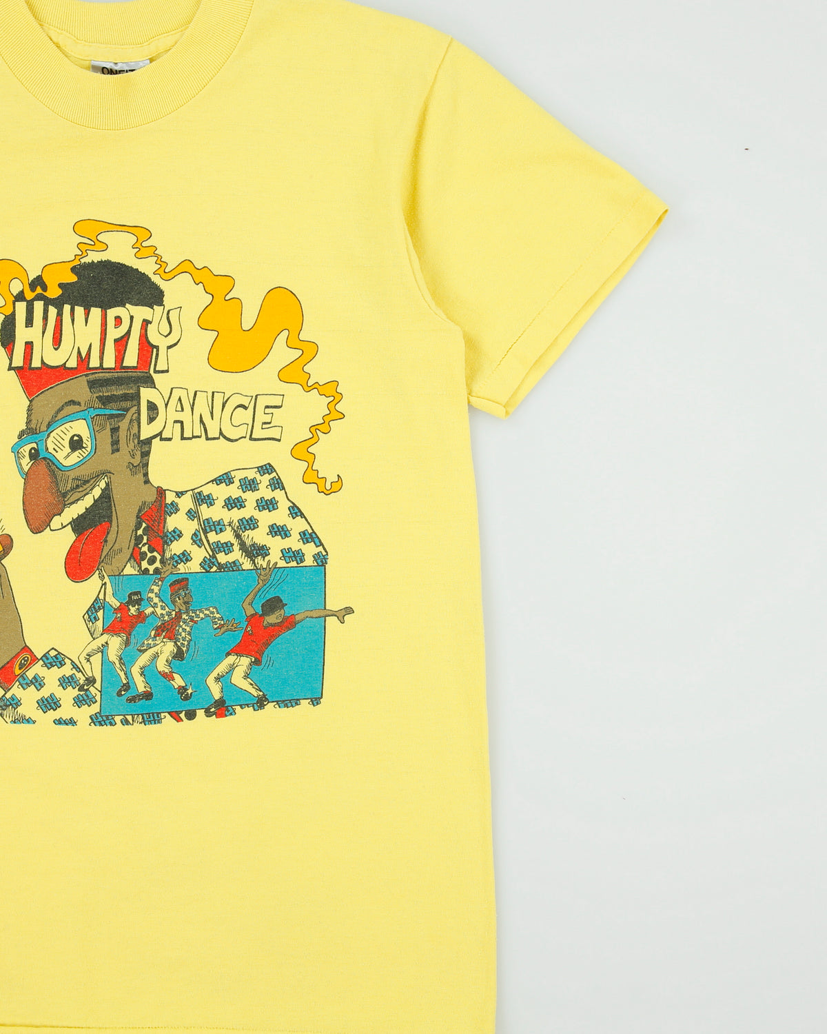 Vintage 1990 'The Humpty Dance' By Digital Underground Heavyweight Oneita Power 50 Single Stitch Made In USA Crewneck T-Shirt - M